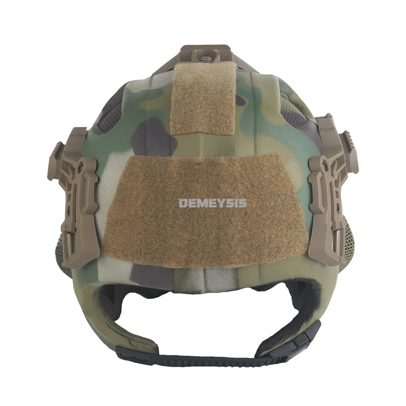 Tactical Airsoft Helmet Full Face Mask Heavy Duty Headgear for Paintball Shooting Training Motorcycle Outdoor Helmets