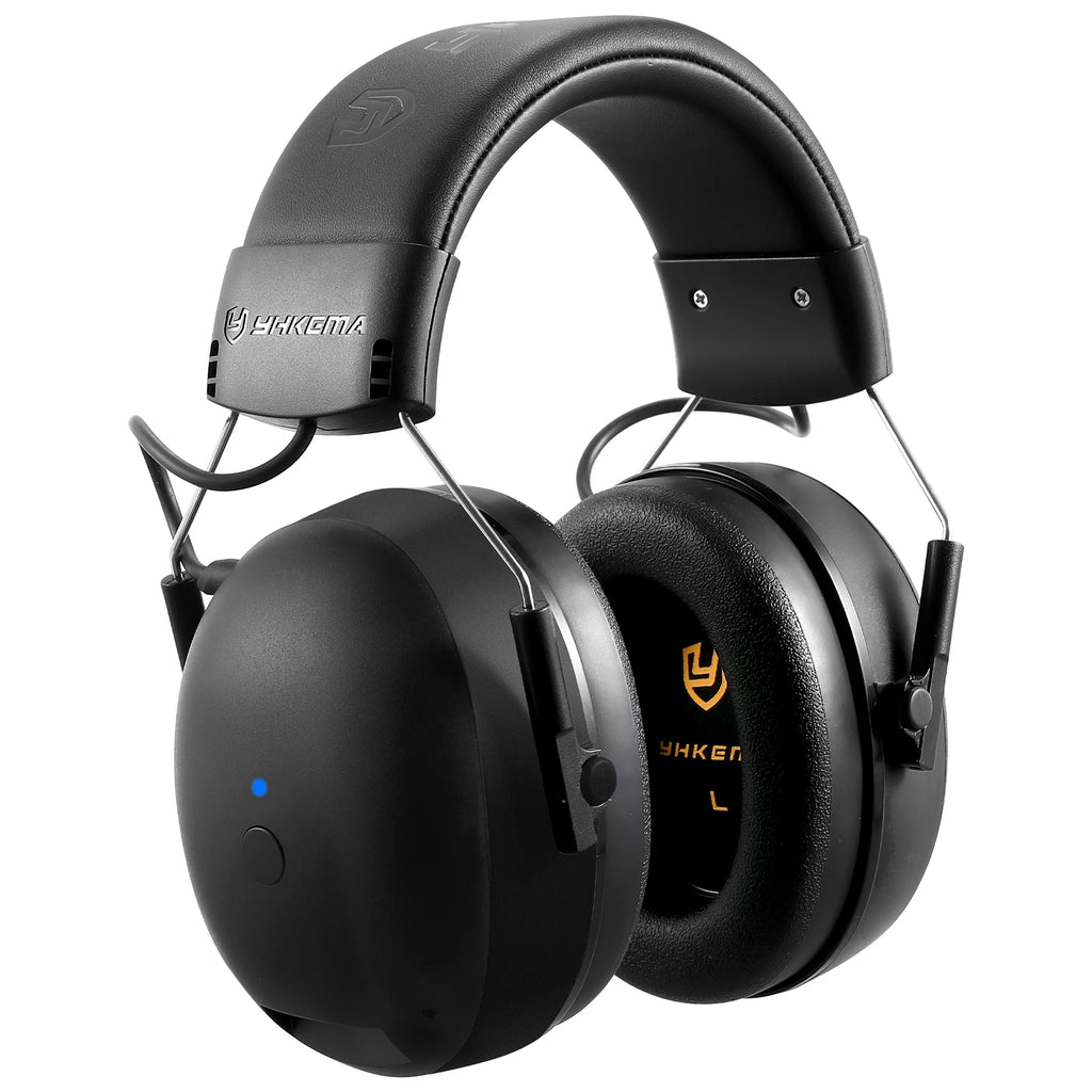 YHKEMA EB20 Bluetooth Hearing Protection Headset Comfortable Earmuffs AUX Mode Noise Reduction Headphones