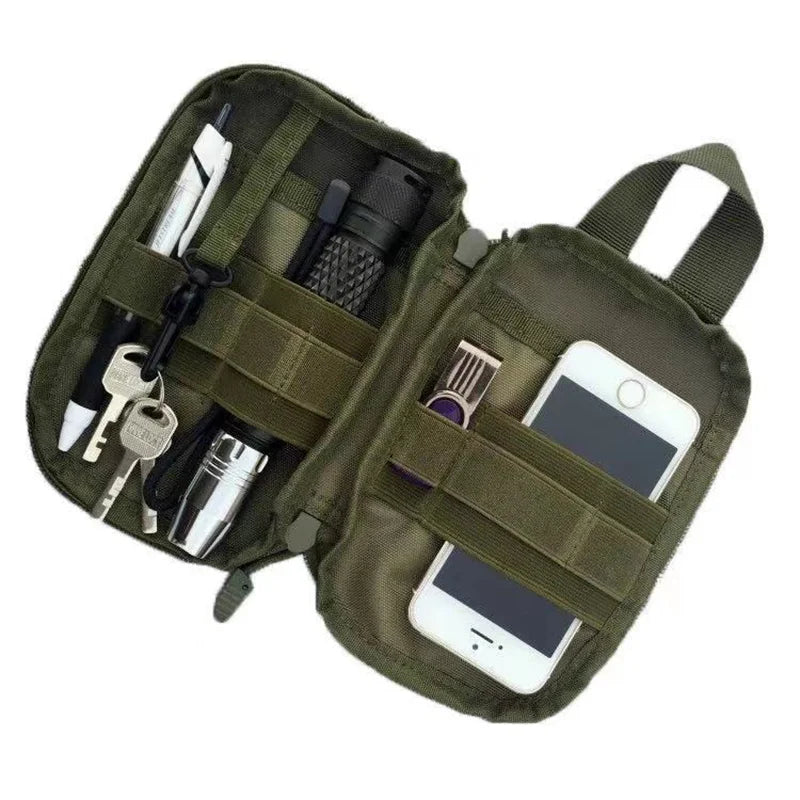 Tactical First Aid Bag Emergency Camping Hunting Mountaineering Medicine Bag Lightweight Utility Tool Portable Storage Waist Bag