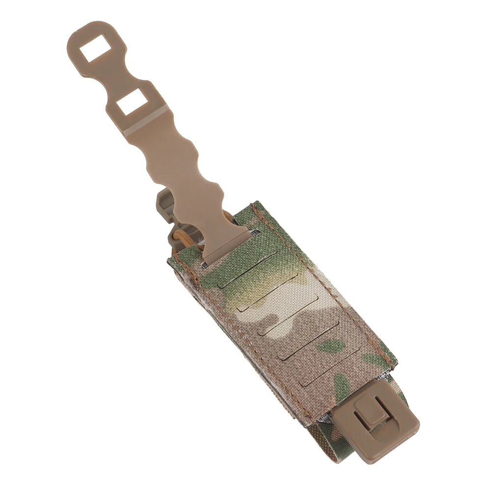 OPHIDIANTAC Quick Pull MOLLE Mount Elastic Magazine Holder Clip Flexible 9MM Mag Pouch for Plate Carrier