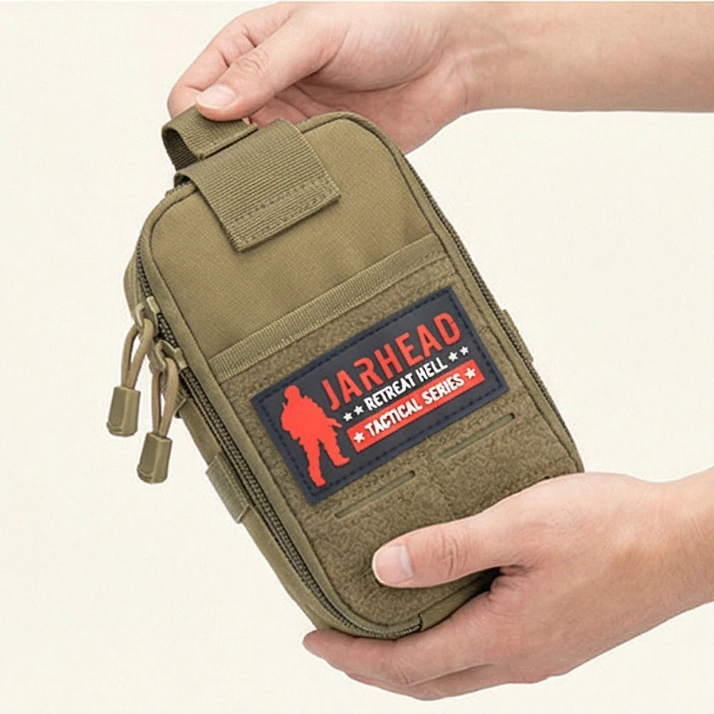 Tactical Molle Pouch Waist Bag Outdoor Men EDC Tool Bag Outdoor Utility Gadget Organizer Vest Pack Purse Mobile Phone Pouch