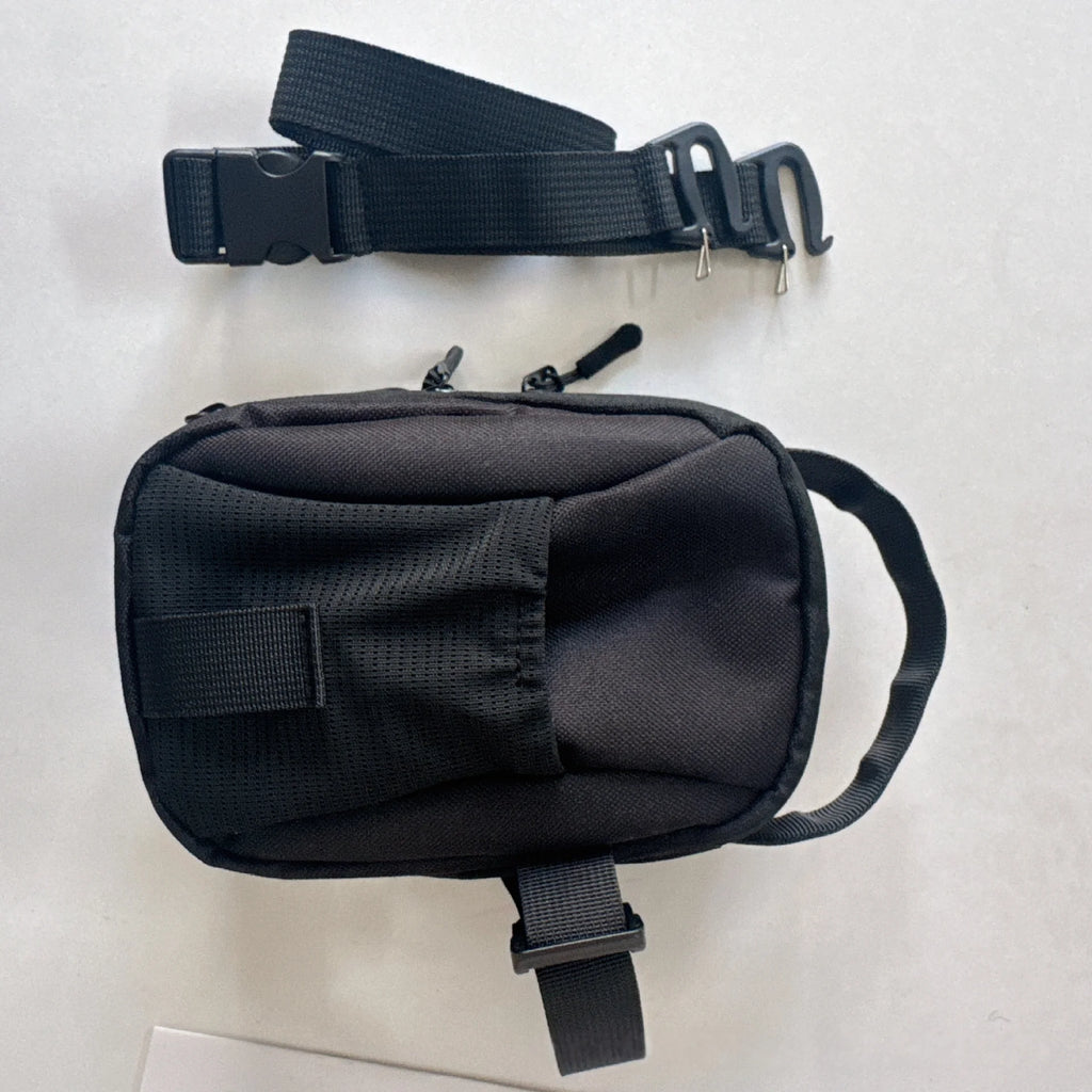 Unisex Portable Magnetic Fitness Crossbody Bag Simple Travel Hanging Mesh Backpack for Outdoor Sports