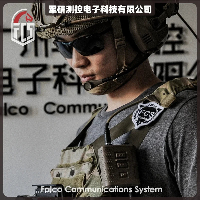 NEW FCS TACTICAL V60 PTT Multiple Functions Two Communication Channels for AMP Headset and PRC148 152 Radios