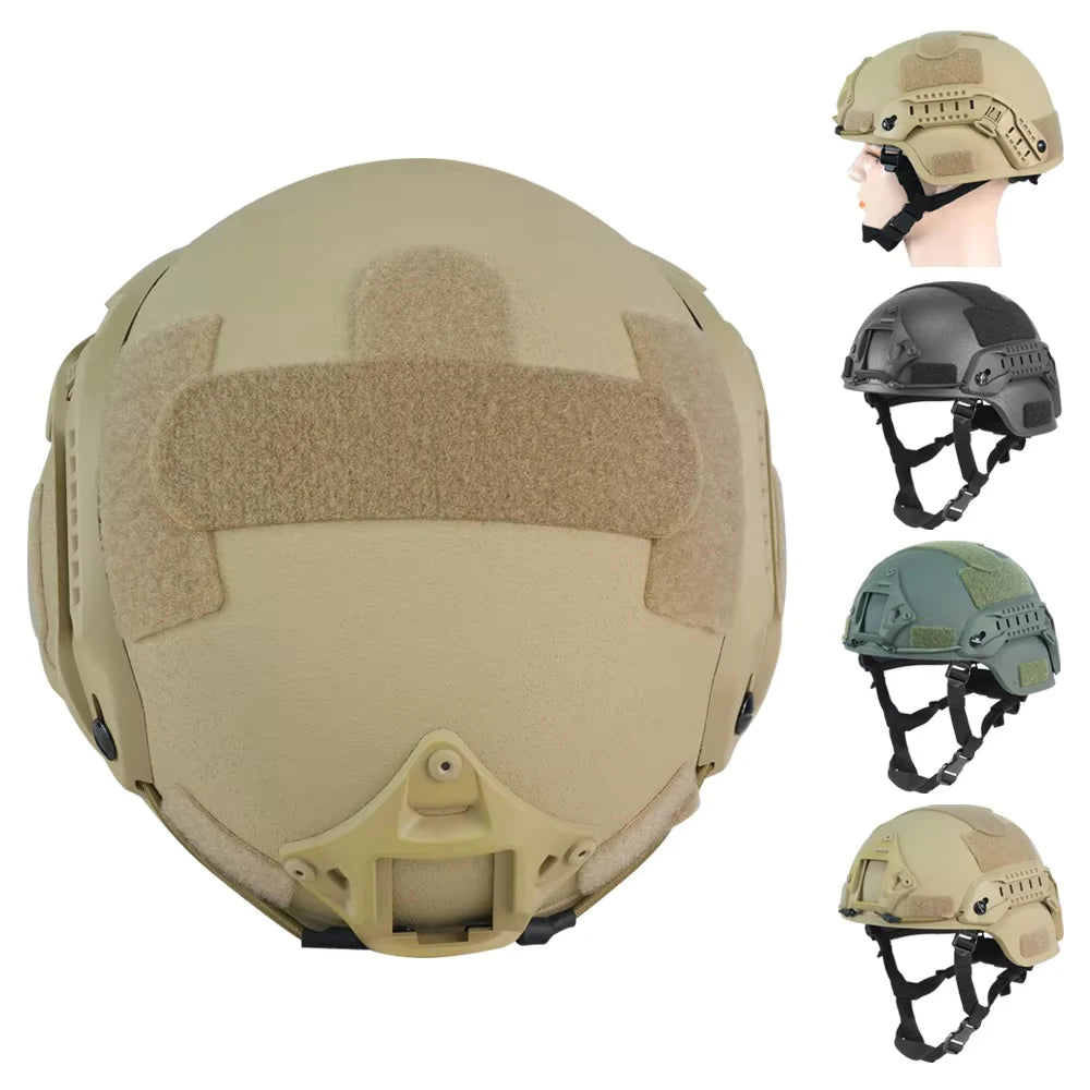 BOOIU Tactical Helmet MICH2000 High Cut ABS Airsoft MH Child 50-53CM Hunting Helmet Outdoor Tactical Painball Protect Equipment
