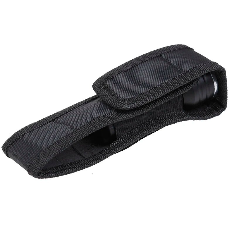 Hot Sale Nylon Waist Belt Hunting Bags Tactical 360 Degrees Rotatable Flashlight Pouch Outdoor Hunting Camping Hiking Multitool