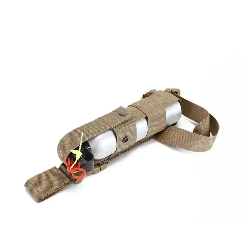 MK9 Pouch Belt Carriers Tactical Drop Leg Kettle Water Bottle Holster Thigh Pack Leg Bag,Pepper Spray Mini Extinguisher