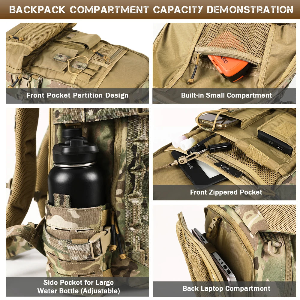 VOTAGOO DA Dragon Egg 2nd Gen Travel Backpack Outdoor Mountaineering Camping Hiking Tactical Military Camouflage Bag