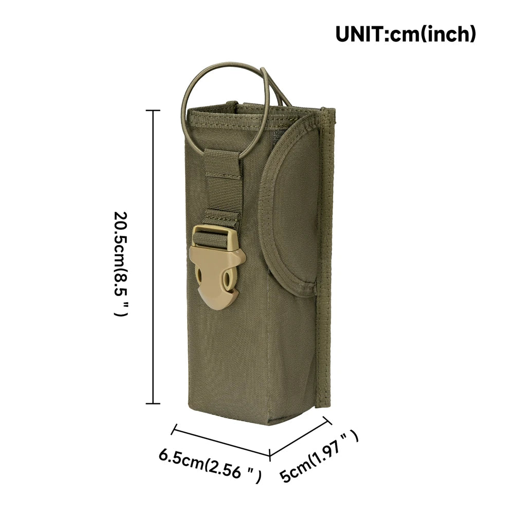 Tactical Molle Radio Walkie Talkie Pouch for PRC148/152 Waist Bag Holder Pocket Portable Interphone Holster Carry Bag