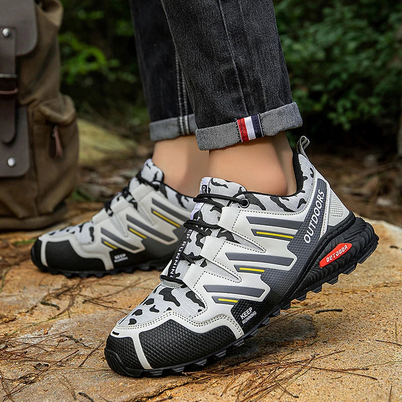 New Men Outdoor Hiking Shoes Non-Slip Wear-Resistant Breathable Hiking Training Training Tactical Hunting Boots Men