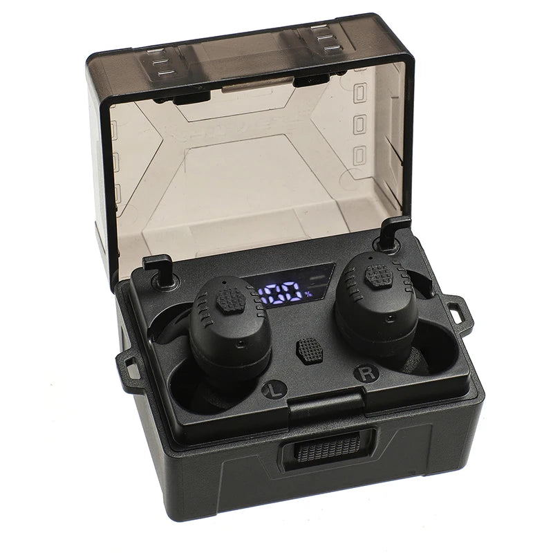 ARM NEXT E30 Tactical Headset Electronic Anti-Noise Earplugs Noise-Cancelling for Shooting Protection NRR27dB with Bluetooth