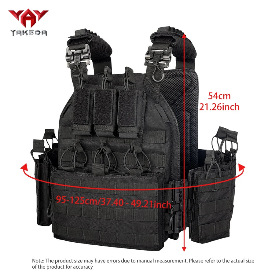 YAKEDA Quick disassembly training vest, outdoor equipment, training vest, CS training equipment