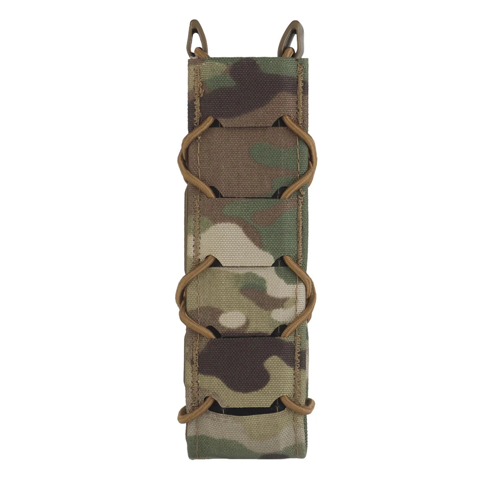 Tactical Magazine Pouch V2 Long Type For 9mm/MP5/MP7 Pistol Mag Holder Pouch Quick Release MOLLE Hunting Shooting Airsoft Gear