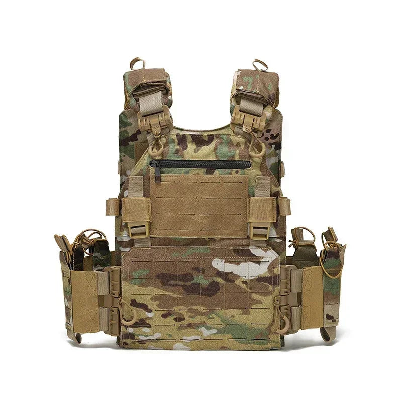 Quick Release Tactical Vest Hunting Men Plate Carrier Chest Rig Military Combat Armor Vests Outdoor CS Training Airsoft Vest