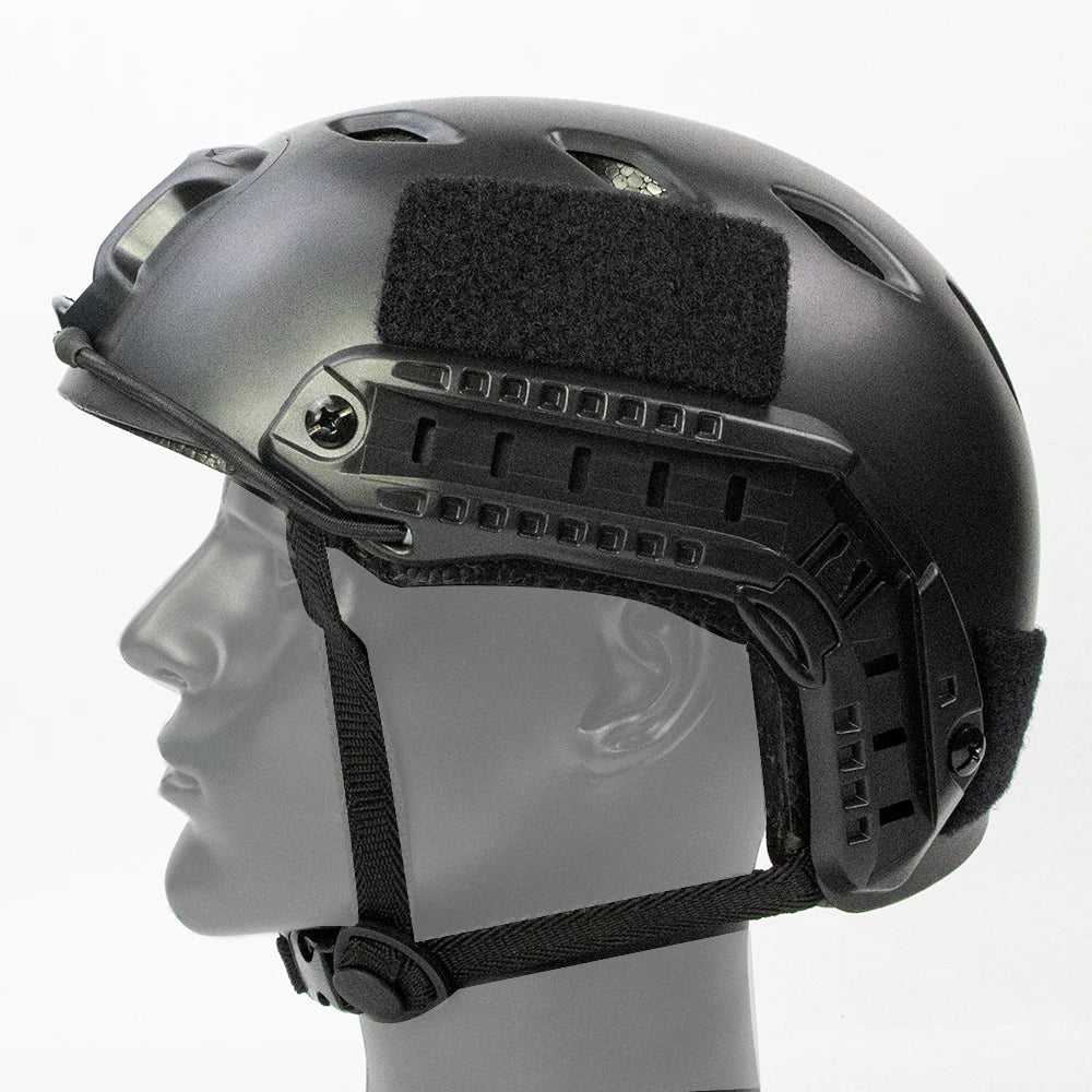 BOOIU FAST Tactical BJ Type Helmet Airsoft Protective Paintball Combat Helmet Riding CS Game Head Protector ABS Fast Helmets