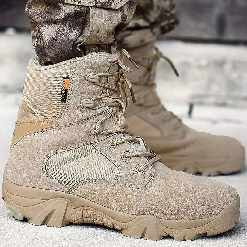 2026 New Men's and Women's High Top Outdoor Hiking Boots Durable and Comfortable Outdoor Men's Climbing Boots