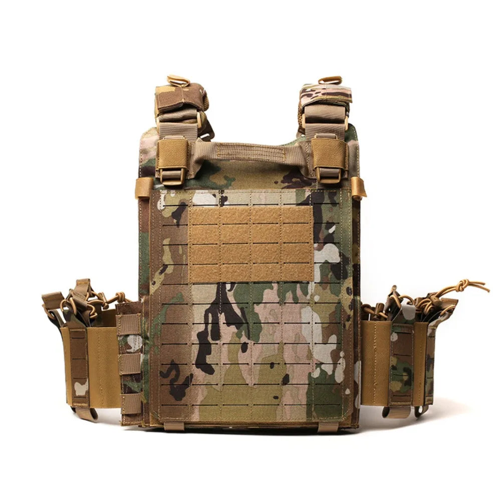 Multi-Functional JPC Tactical Vest Camo MOLLE Webbing Adjustable Breathable Vest For Hunting Airsoft Wargame
