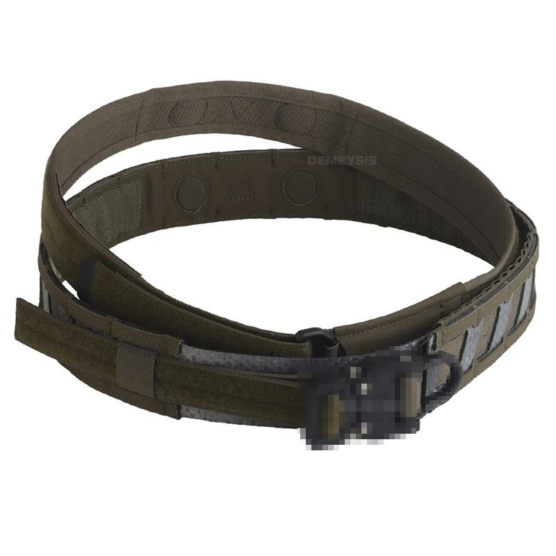 Airsoft Battle Belt Outdoor CS Training Tactical Belts MOLLE System Magnetic 2 in 1 Waist Belt Hunting Gear Accessories