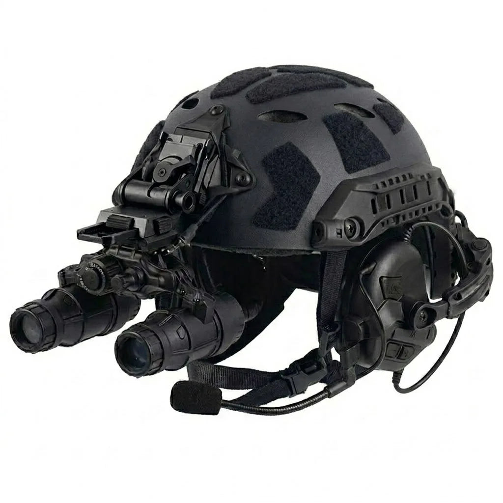 New Tactical Helmet Set with DTNVS Night Vision Goggles Military Headset for Airsoft Cosplay