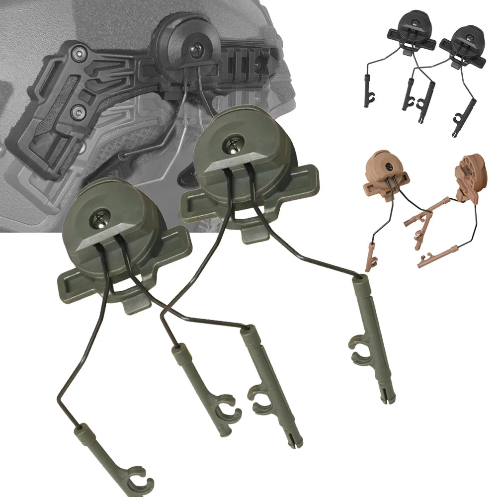 BOOIU Shooting Head-Mounted Headphone Stand Air Gun Paintball Gun Headphone Stand Suitable For Wendy Helmet Accessories