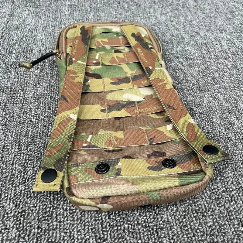 Tactical Hydration Pouch Airsoft Vest Plate Carrier Backpack Gear Hunting Vest Accessories Molle Water Bag 500D