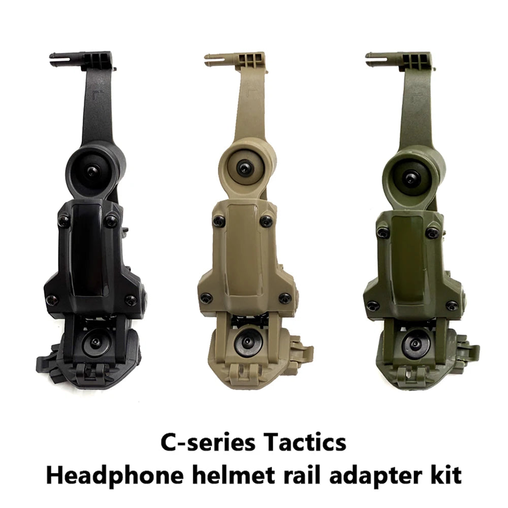 Tactical Helmet OPS CORE ARC/Wendy  Rail Adapter Helmet Mount is Suitable for Tactical COMTAC III Hunting Shooting Headset