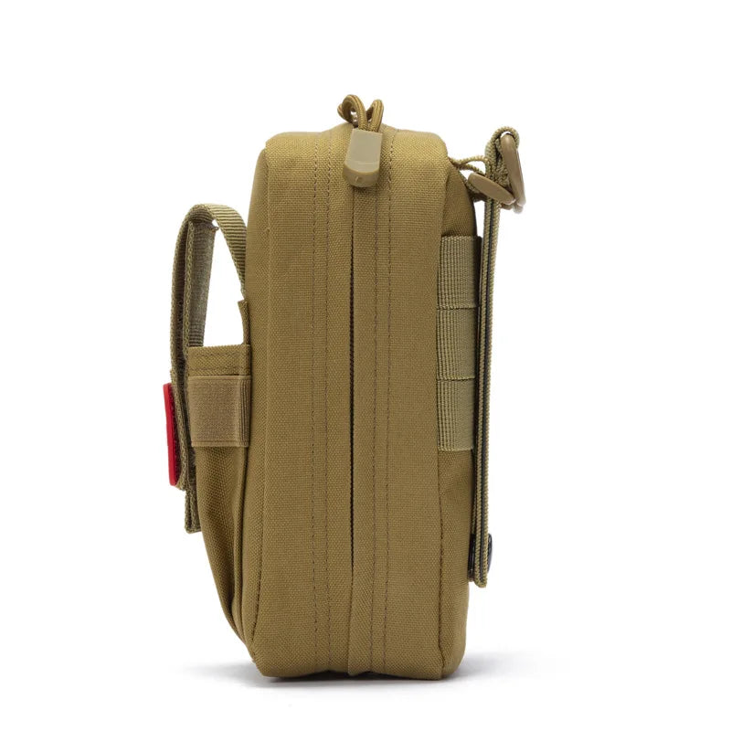 Portable First Aid Kit Nylon Tactical MOLLE Tactical Medical Bag Storage Accessories Waist Pack Hunting Hanging Bag