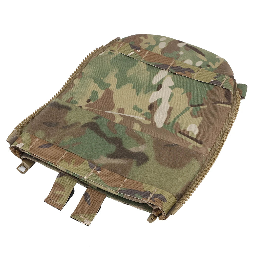 Tactical V5 Vest Backplate Back Panel with Triple Magazine Bags/Double Bag/ Water Pouch Hunting Plate Carrier Supplement Gear