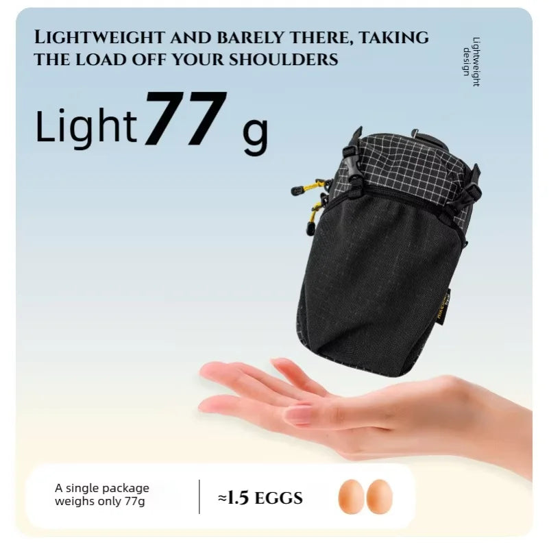 Phone Holder Bag Dyneema Waterproof Outdoor Backpack Hanging Expansion Storage Bag Adjust Strap Pouch for Cycling Hiking Camping