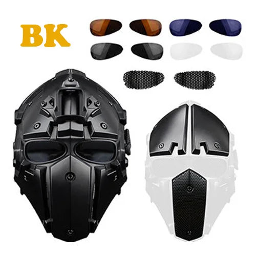 Tactical Helmet High Quality Protective Paintball Wargame Helmet Outdoor Airsoft Shooting Full Mask Protect FAST PC Helmet