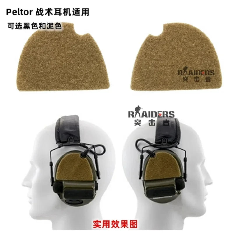 Multiple Protective Tactical Headphone Hair Sticker MSA/C3 C2/M31 M32 Outdoor Soundproof Tactical Headphone Decorative Accessori