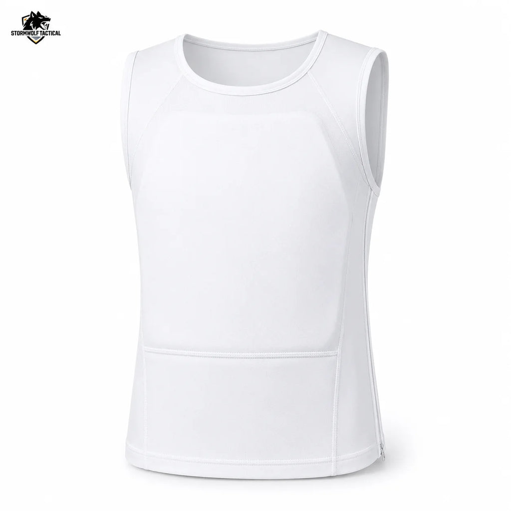 Stretchable Quick Release Tactical Training Vest Close Fit Soft Padded Front Back Coverage for Outdoor Fitness Hiking