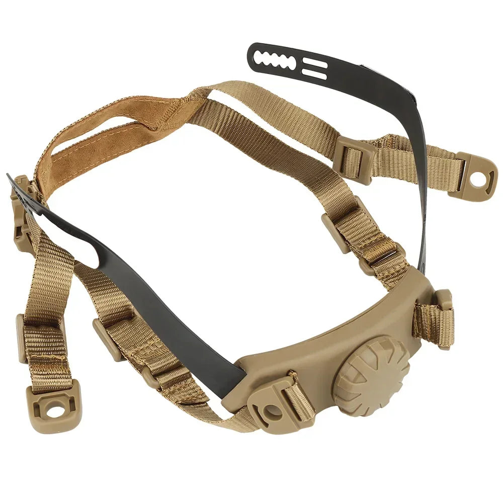 Helmet Inner Suspension System Shooting Hunting Helmets Adjustable Head Lock Strap Accessories for FAST SF HIGH CUT HELMET