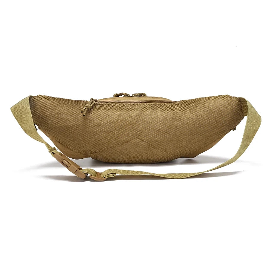 Outdoor multifunctional waist bag, large capacity, lightweight, running sports crossbody bag