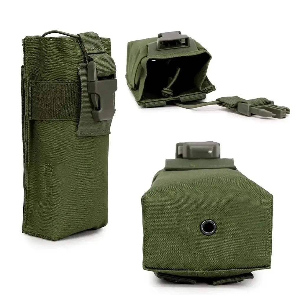 Molle Water Bottle Holster Pouch Outdoor Sports Riding Camping Hiking Hunting Travel Canteen Kettle Holder EDC Tool Waist Bag