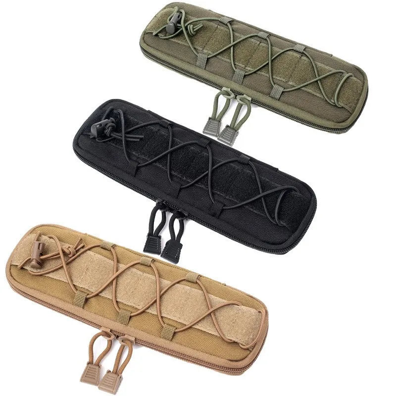 Nylon EDC Knife Sheath Molle System Pouch Folding Knife Holder For Belt Outdoor Daily Carry