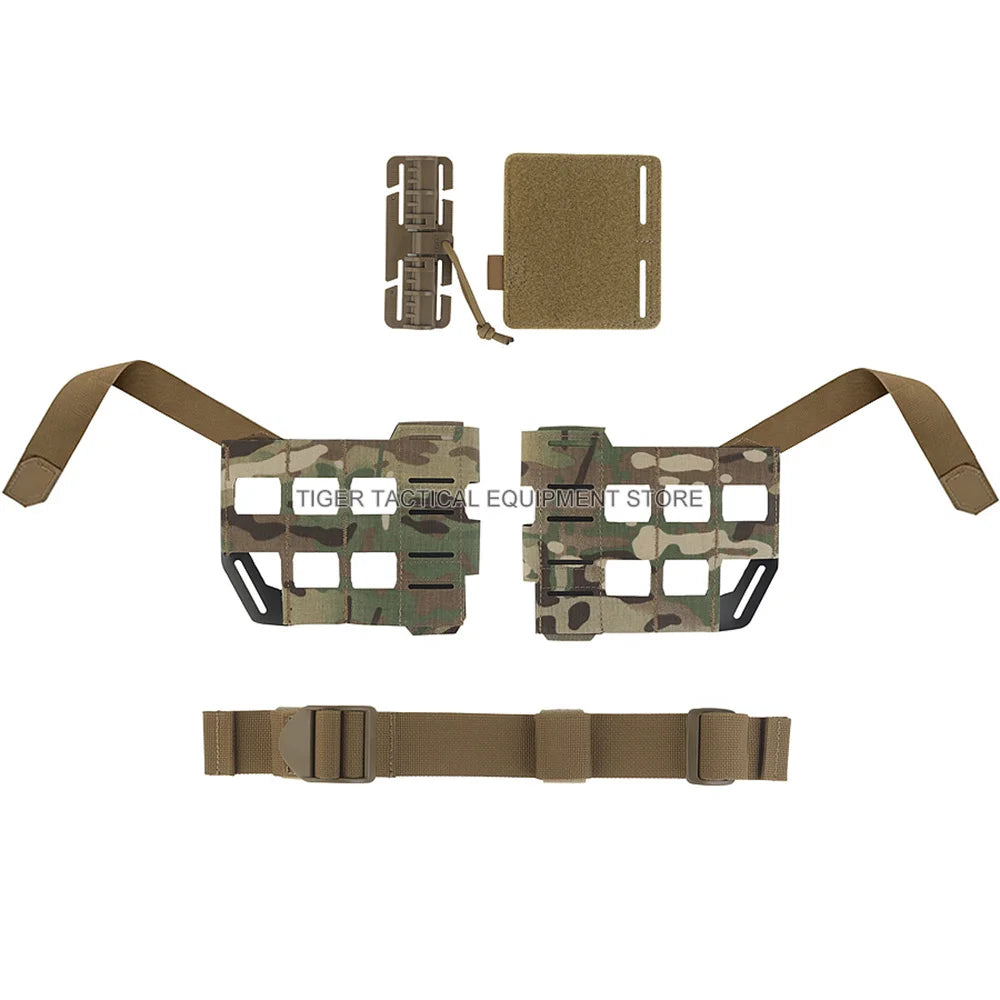 Tactical Chest Rig EXPANSION KIT Scalable Design HX Harness Molle Front Panel Outdoor Hunting Accessories K Style Airsoft Gear