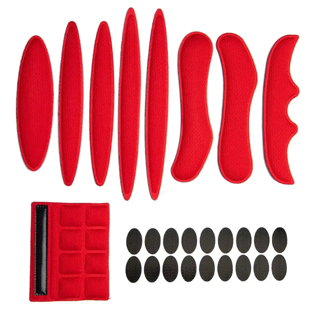 1set Helmet Padding Kit 27Pcs Bicycle Replacement Universal Foam Pads Set for MTB Bike Motorcycle Cycling Sportswear Accessories