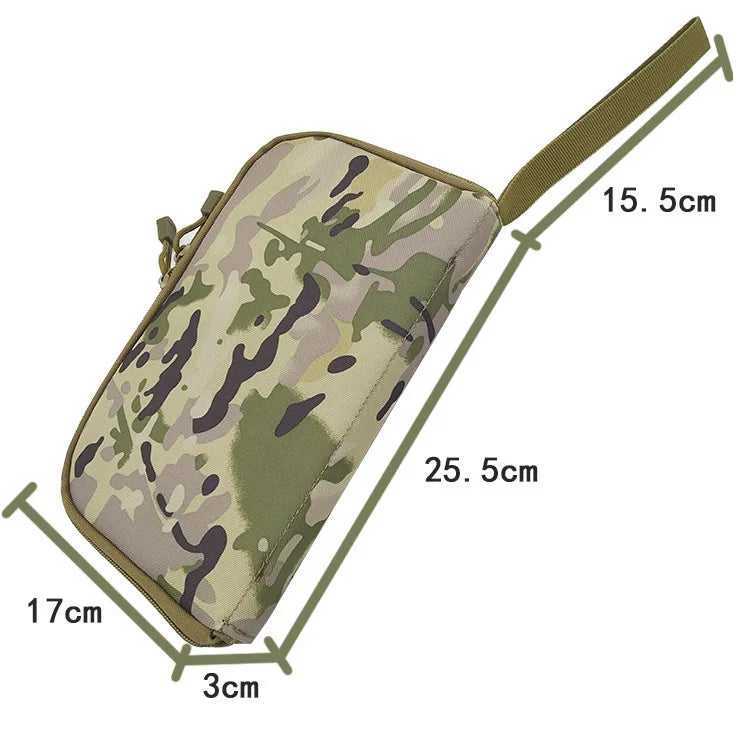 Universal Tactical Hunting Pistol Bag Case for G 17 19 M9 Gun Bag Holster with Magazine Holder Shockproof Padded Protector