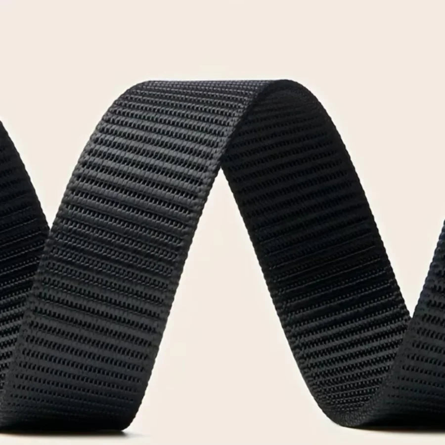 2PCS 2026 New Automatic Buckle Belt, Canvas Tactical Workwear Casual Outdoor Military Training Pants Belt For Men