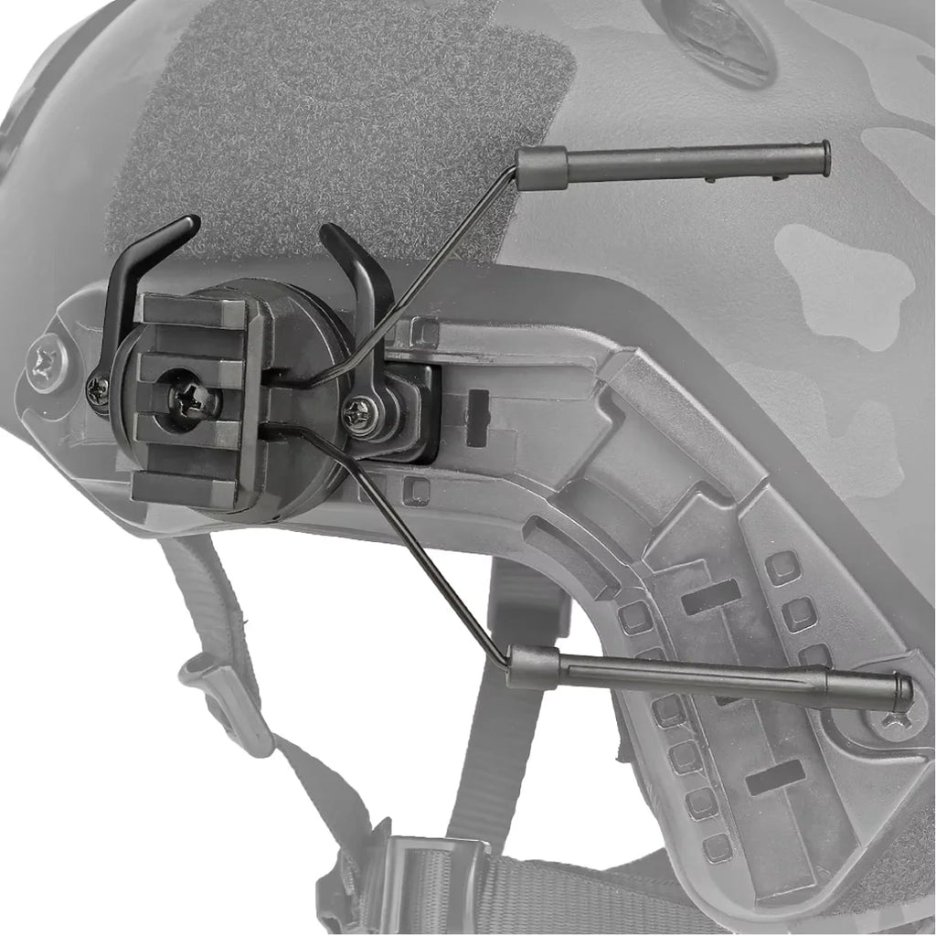 Tactical Helmet Headset Fifth Generation Foldable Noise Reduction Version Headphones Hunting PTT Adapter Helmet Accessories