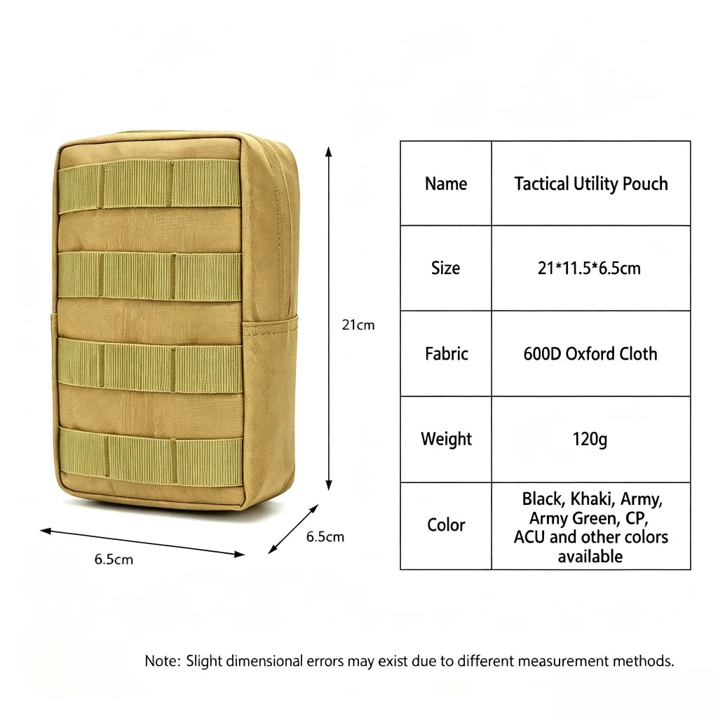 Molle Pouch Tactical Molle Pouches Compact Utility EDC Waist Bag Pack