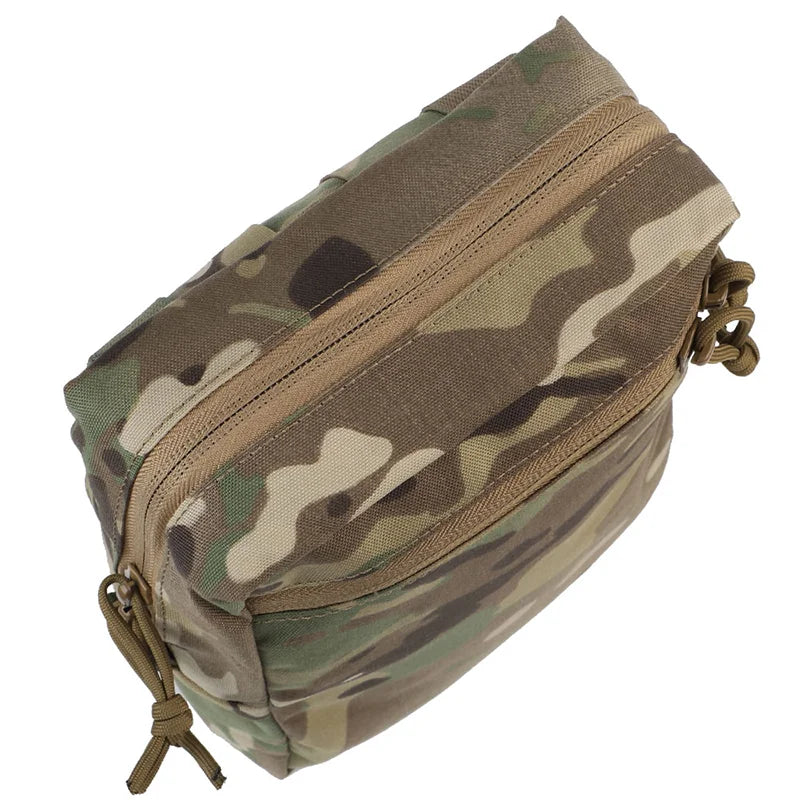 GP Wide MOLLE General Purpose Utility Pouch Compact Tool Pocket for Hunting Vest Belt Outdoor Portable Accessory Pack