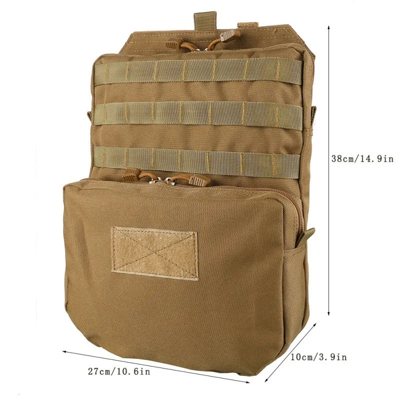 Tactical 3L Accessory Water Bag Backpack Molle Expansion System Hunting Hiking Camping Cycling Outdoor Accessory Bag