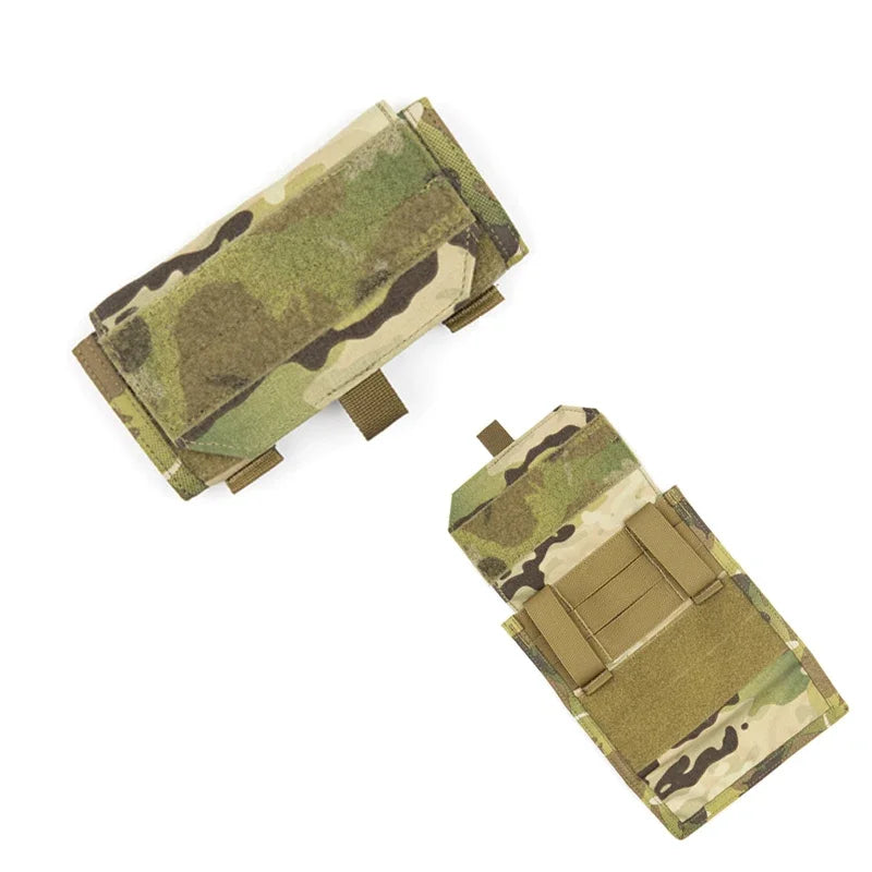 Tactical GRG Map Pouch Chest Hanging Folding Molle 500D Admin Pouch Vest Chest Accessory Bag