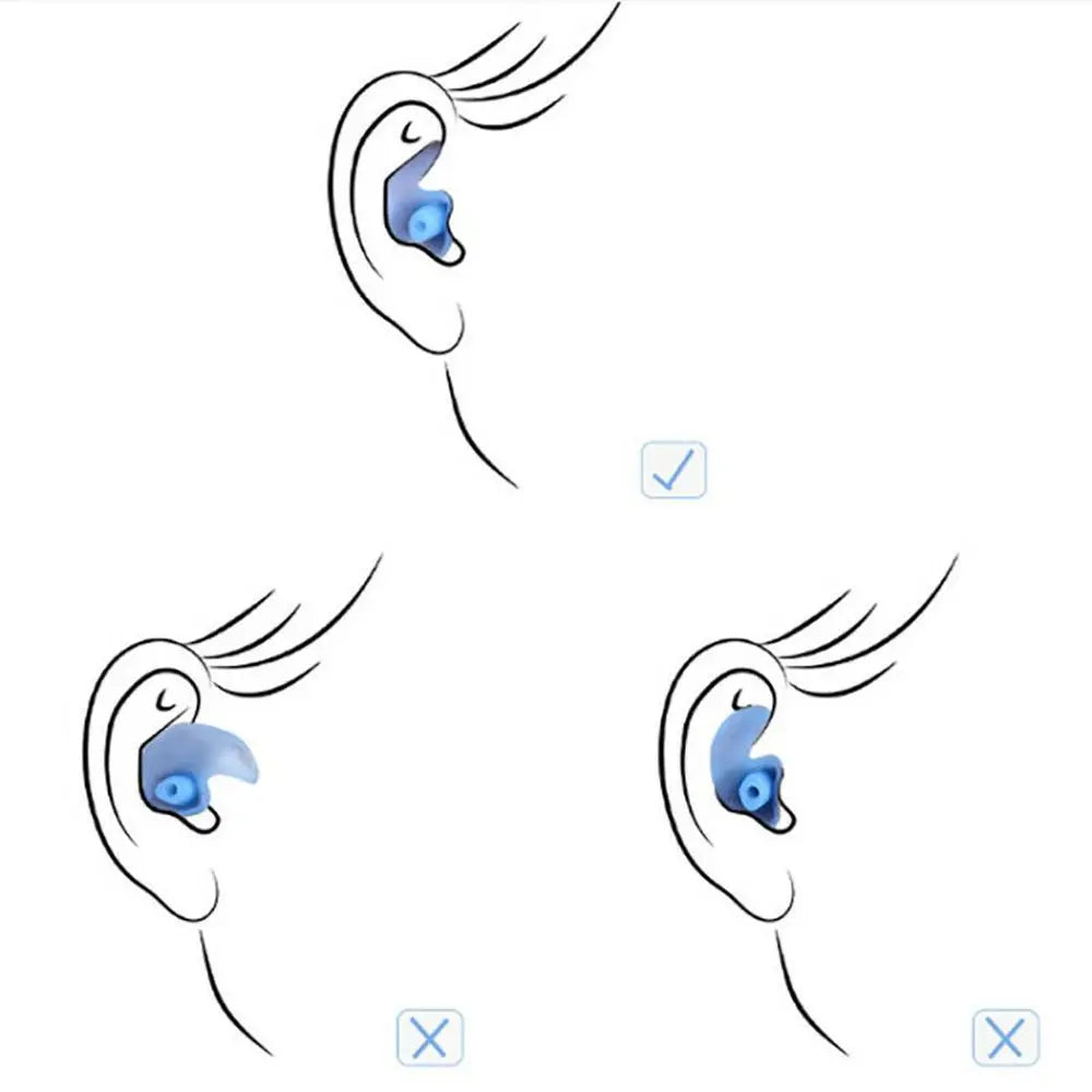 Protection for Sleep Swimming Water Sports Safety Supplies Noise Cancelling Earplugs Ear Protector Ear Plugs Noise Reduction