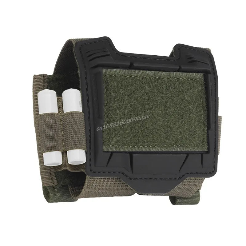 Tactical Helmet Bridge Battery Pack Storage Sub-Pouch NVG PVS31 Battery Pouch PTT Cable Box MOLLE Fast Helmet Counterweight Bag