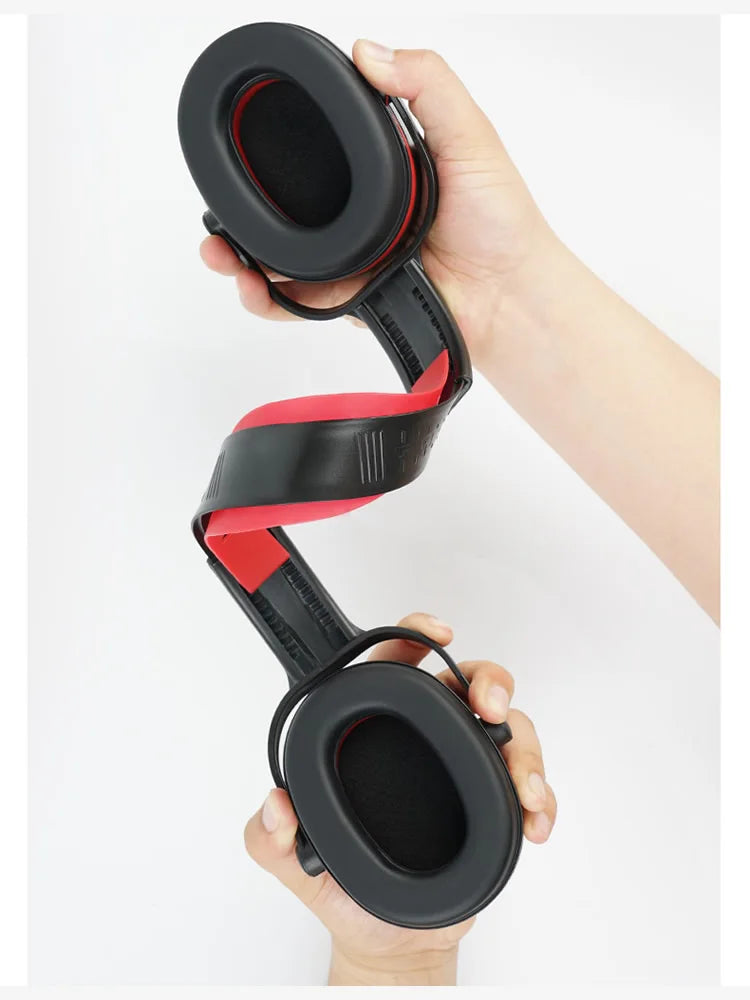 Adjustable Anti-Noise Safety Earmuffs SNR-35dB Noise Reduction Ear Protector For Work Study Shooting Woodwork Hearing Protection
