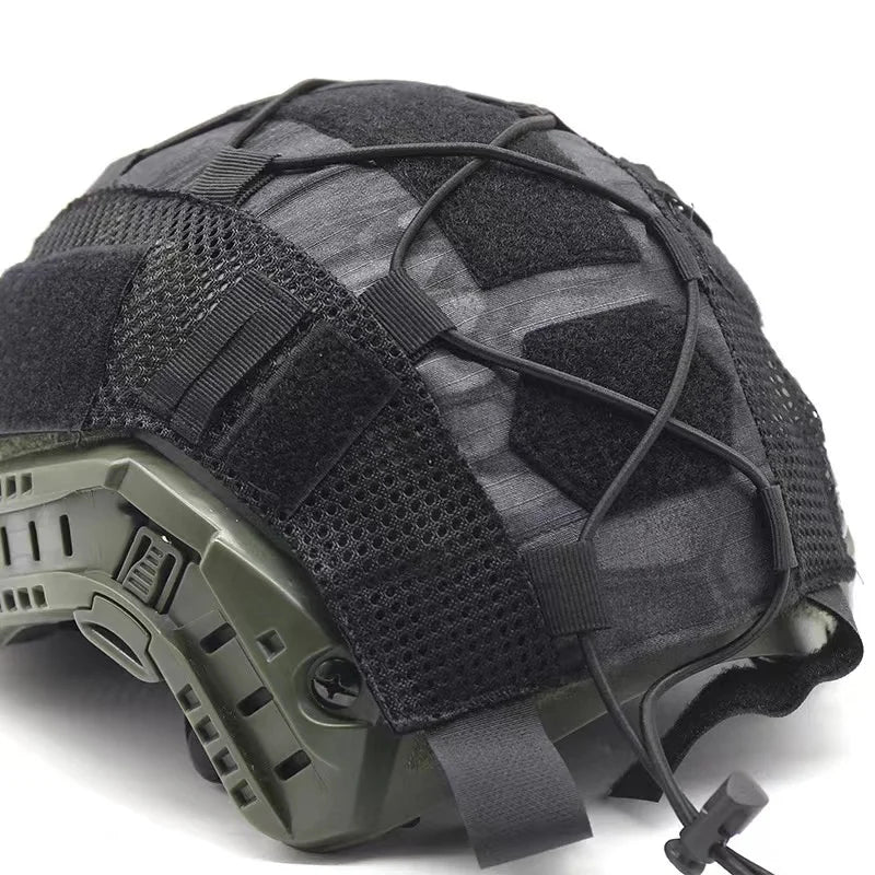 Tactical Helmet Cloth Helmet Cover Elastic Helmet Cover Camouflage Helmet Fast Helmet Cloth MH PJ BJ Tactical Helmet Cover