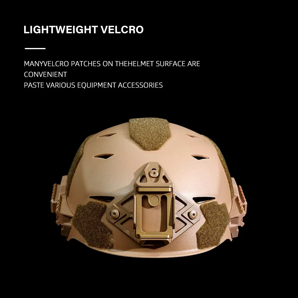 BOOIU Wendy 3.0 Training Tactical Helmet Multi Function Rails Adjustable Knobs Liner Pad Helmet For Outdoor CS Protective Gear