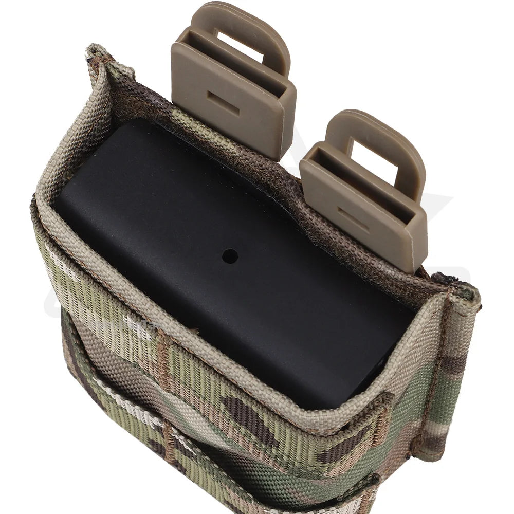 OphidianTac Molle Single 7.62 Mag Pouch Short Fast Pouch KYWI Kydex Wedge Insert Magazine Holster for 7.62mm Magazine